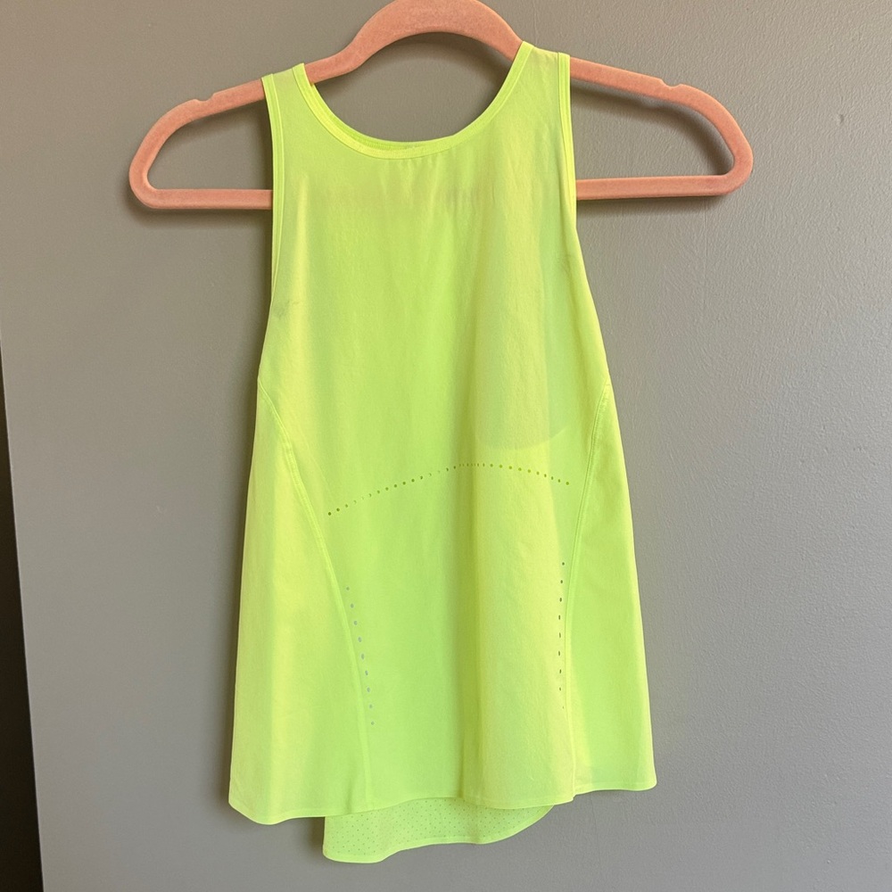 Lululemon Athletica Bright Yellow Tank Top